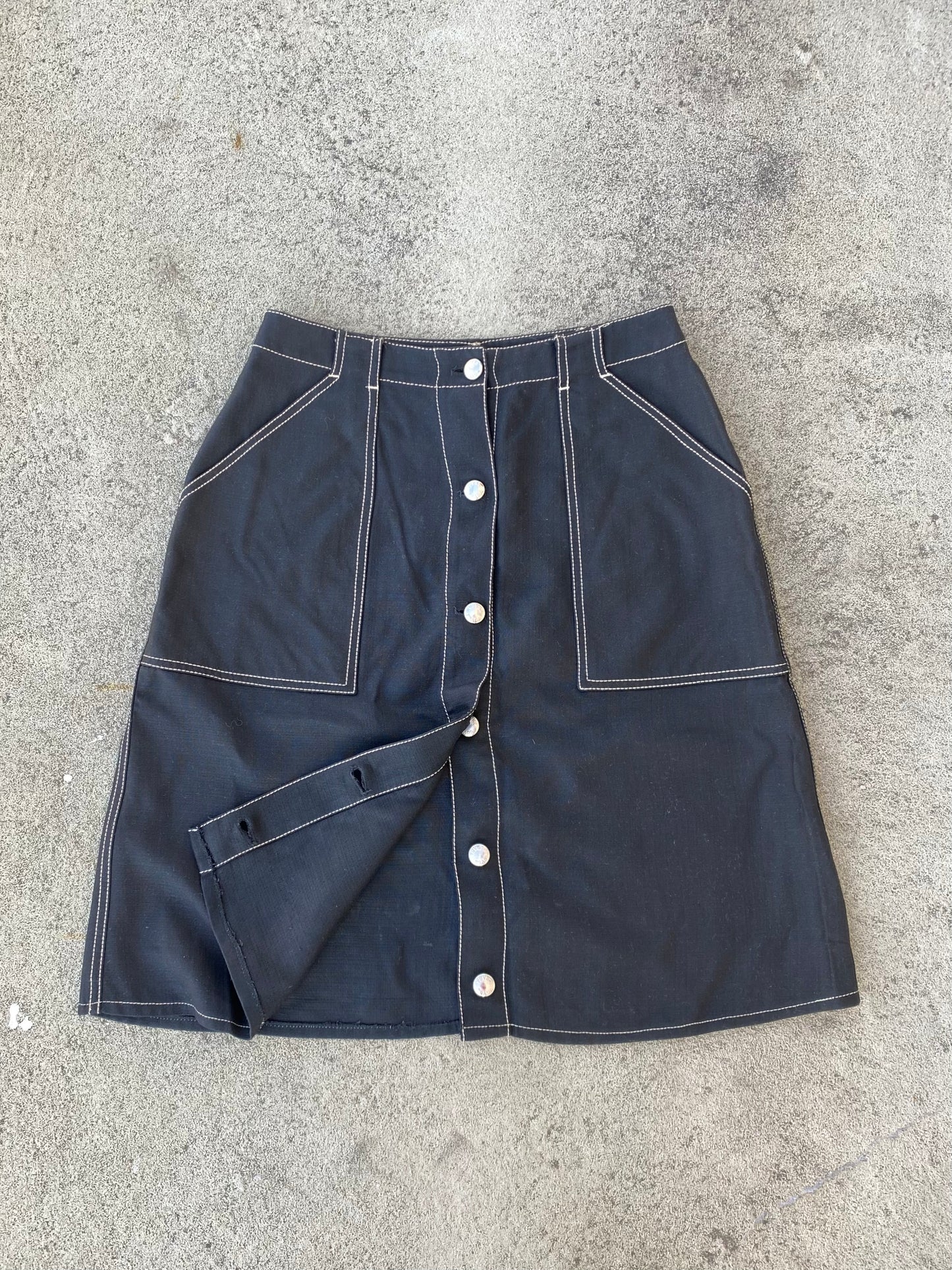 prada denim-like rayon skirt, s/s 1993