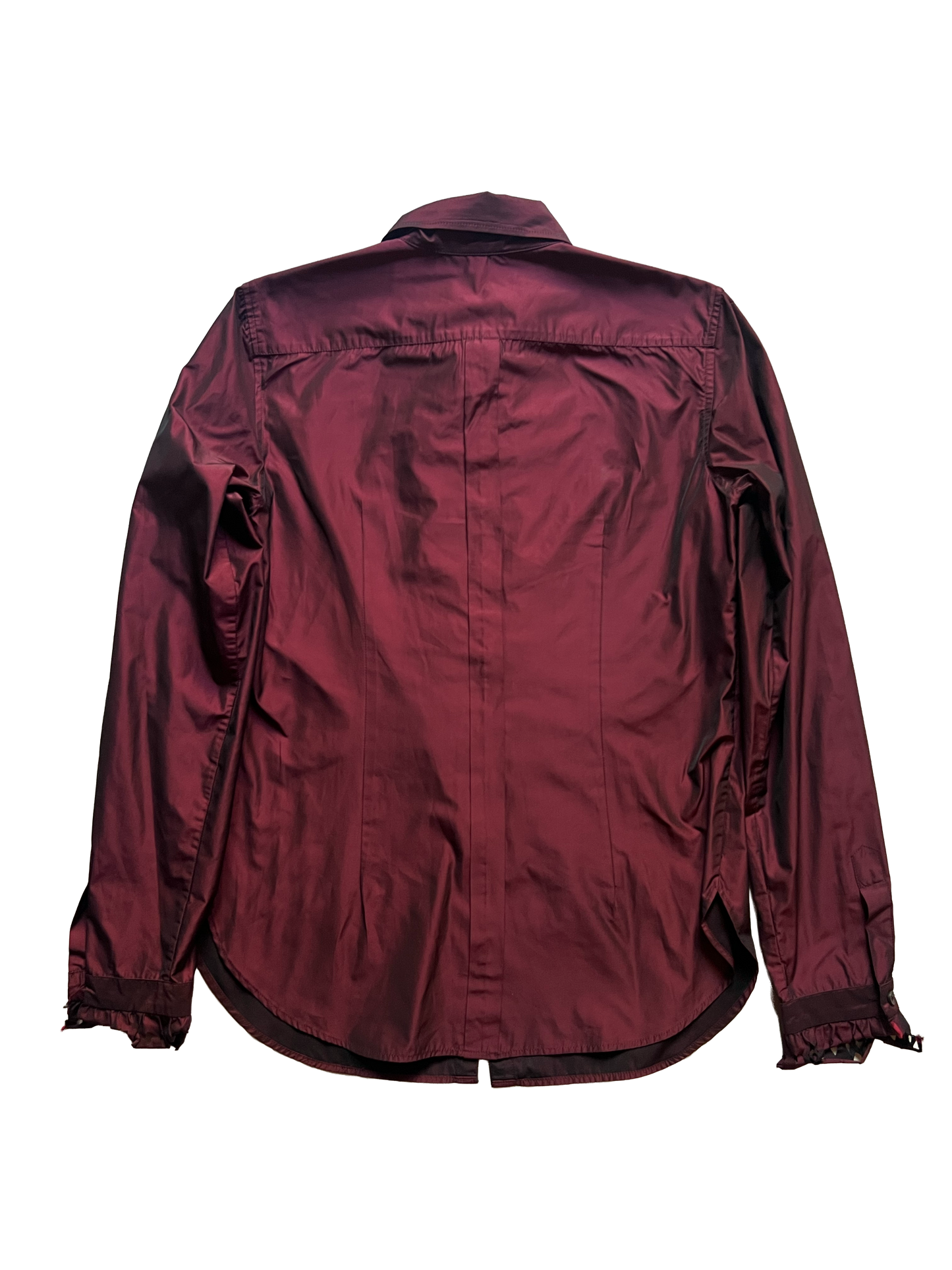 romeo gigli laser cut placket shirt, a/w 2003