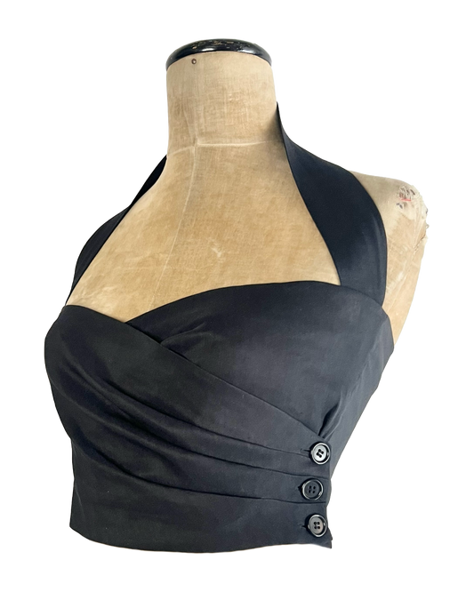 romeo gigli double breasted halter bustier, s/s 1994