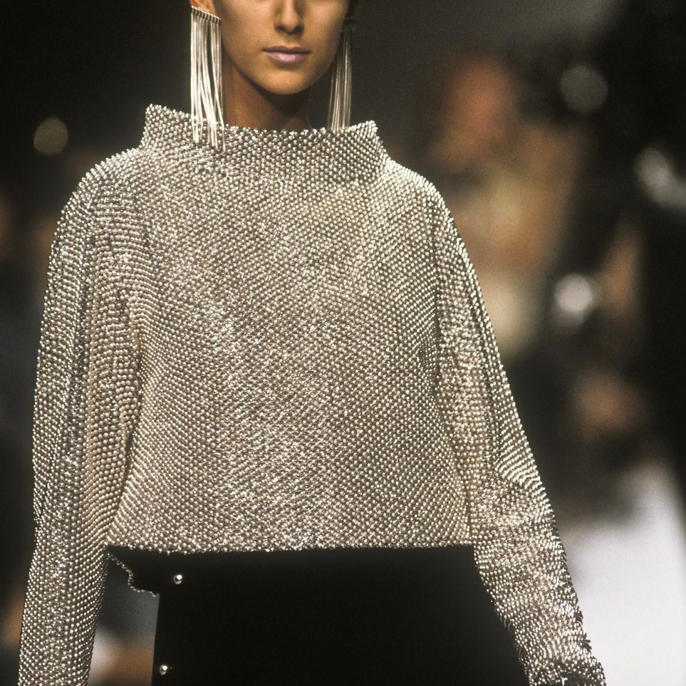 claude montana two way zippered skirt, f/w 1991