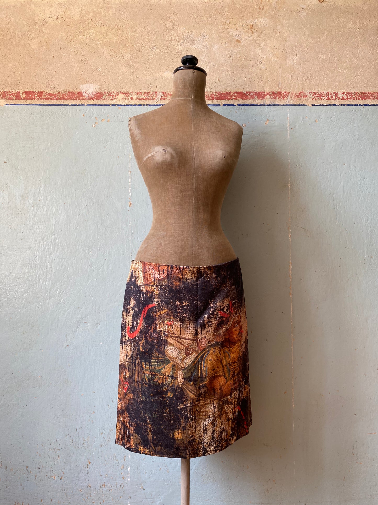 miu miu decayed mosaic skirt, s/s 2009