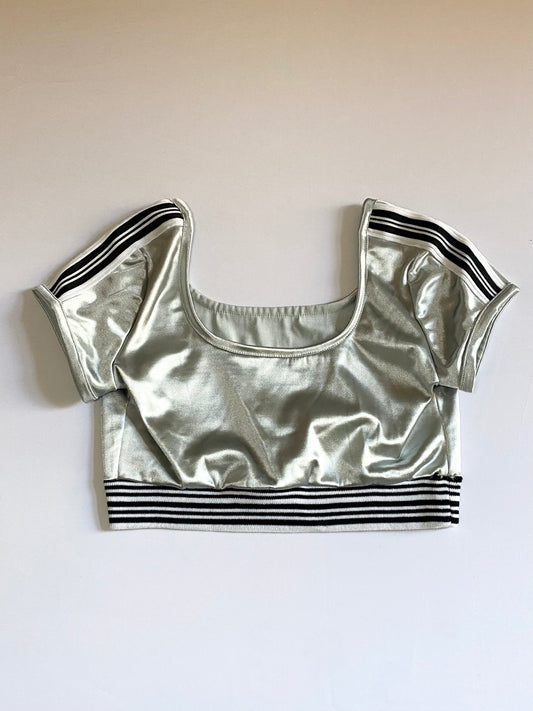 anna sui sportswear inspired crop top, s/s 1994