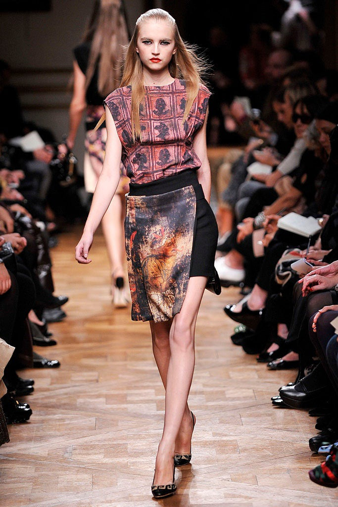 miu miu decayed mosaic skirt, s/s 2009