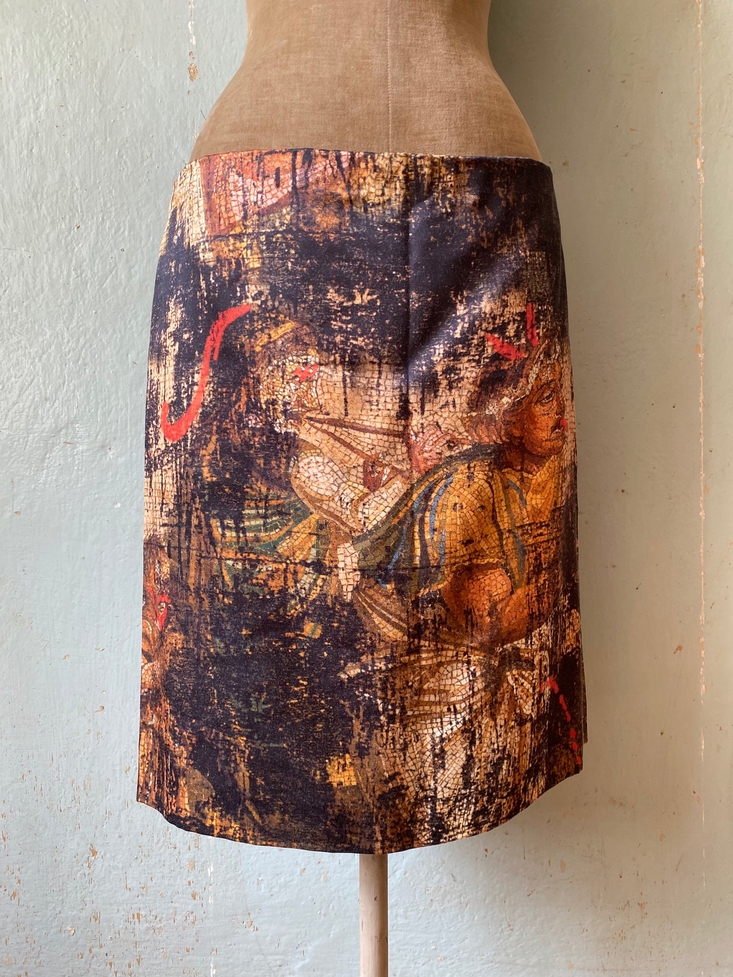 miu miu decayed mosaic skirt, s/s 2009