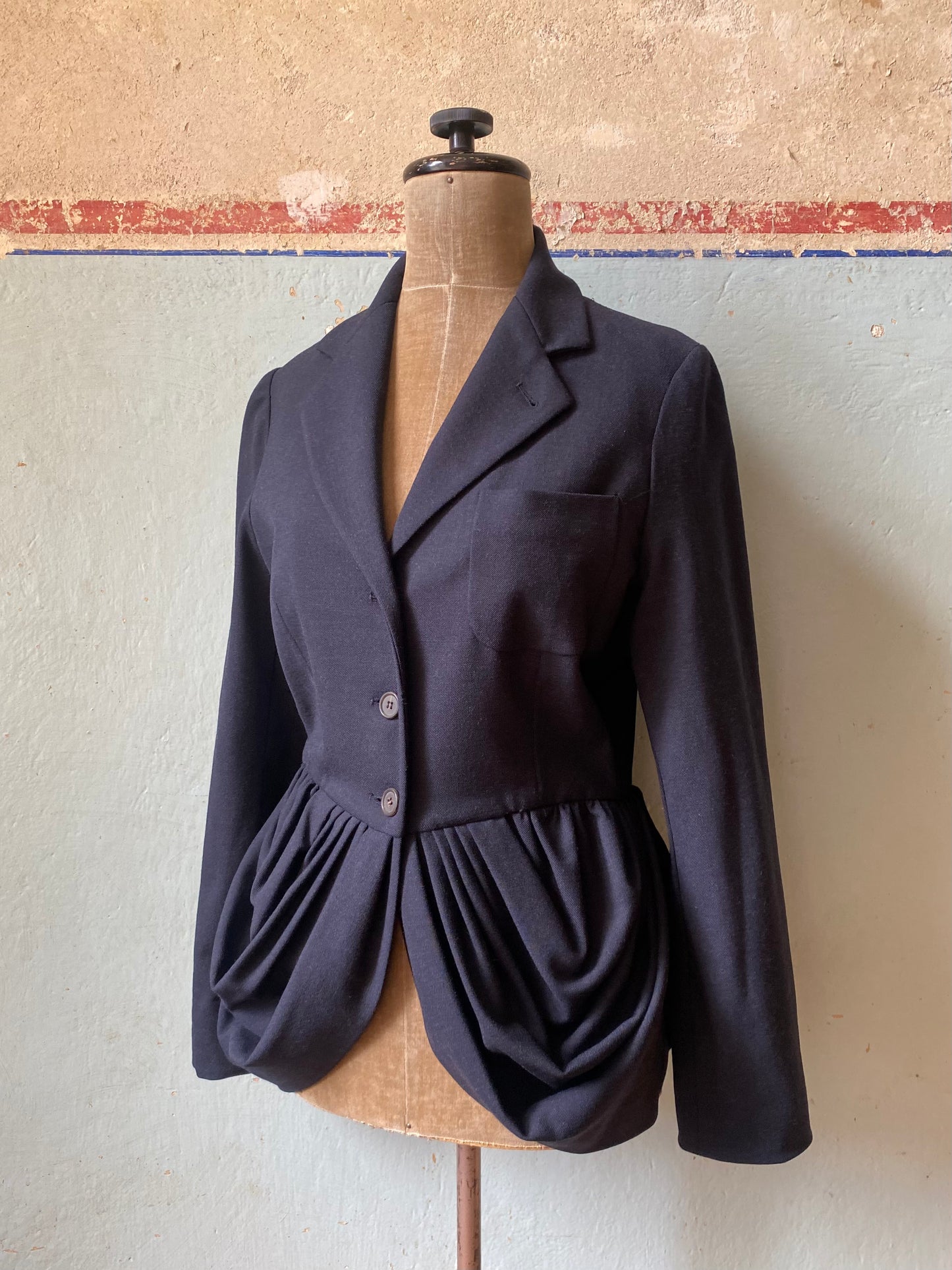 romeo gigli draped hem jacket, f/w 1995