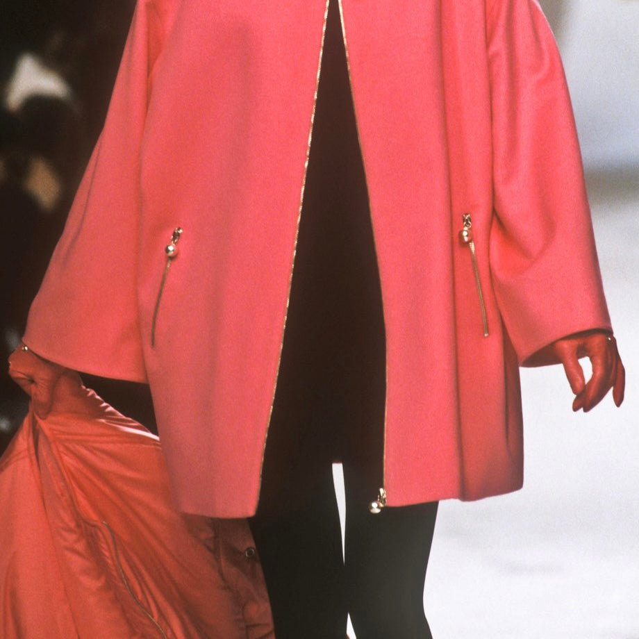 claude montana two way zippered skirt, f/w 1991