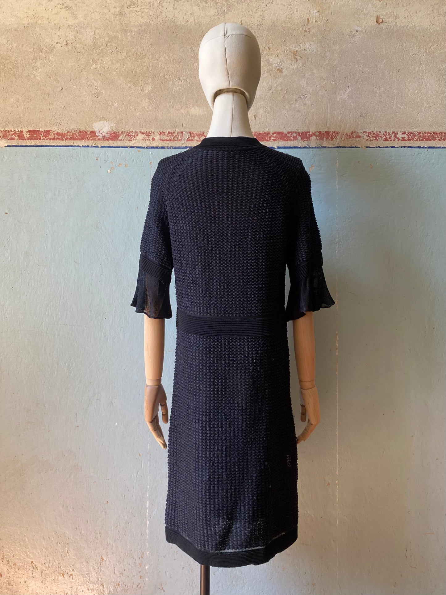 alessandro dell’acqua knit dress, late 90s